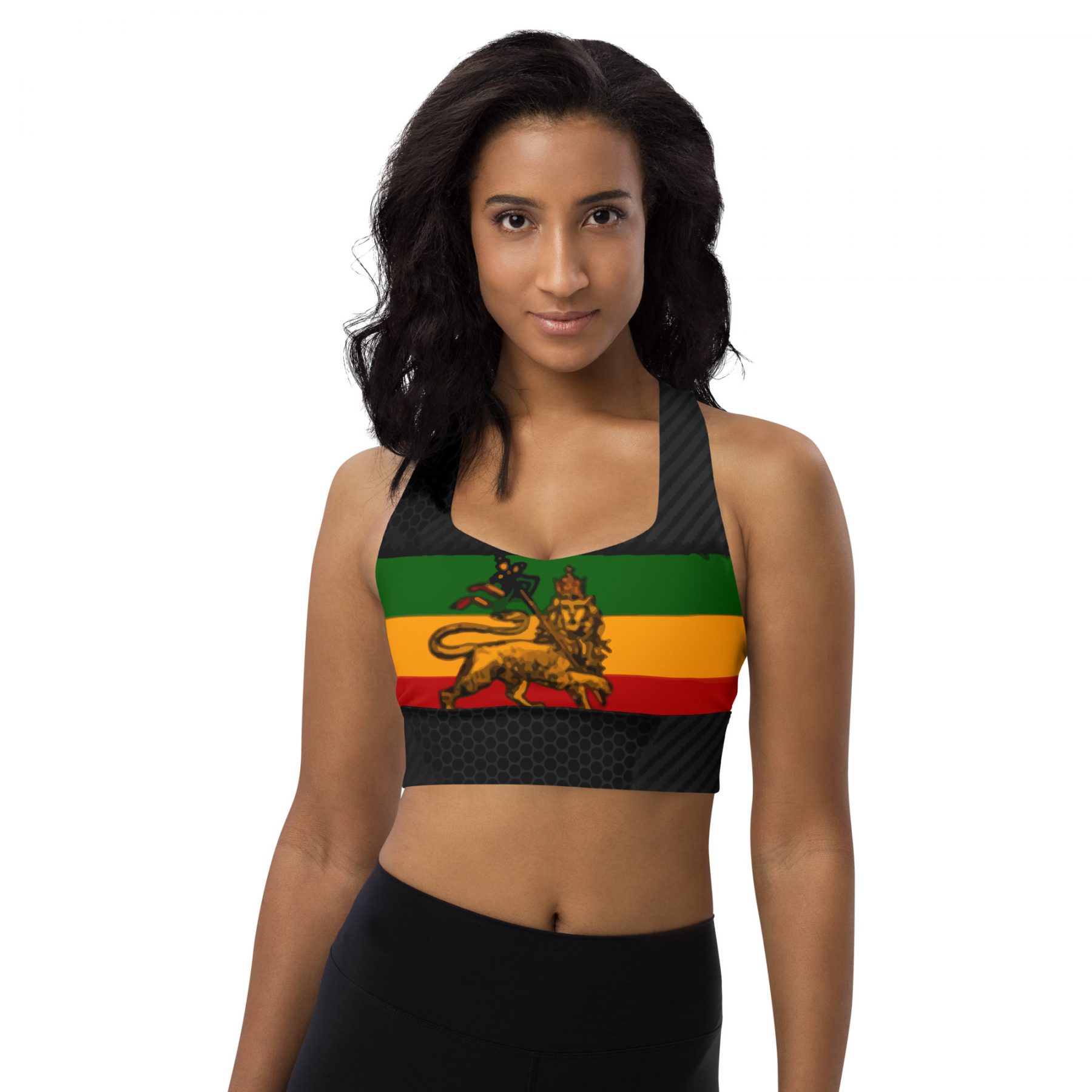 Lion of Judah World Longline sports bra