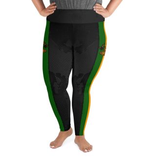 Lion of Judah World All-Over Print Plus Size Leggings